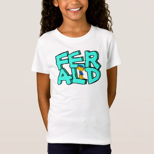 Ferald Se Tenant Sur Son Nom T-shirt (Devant)