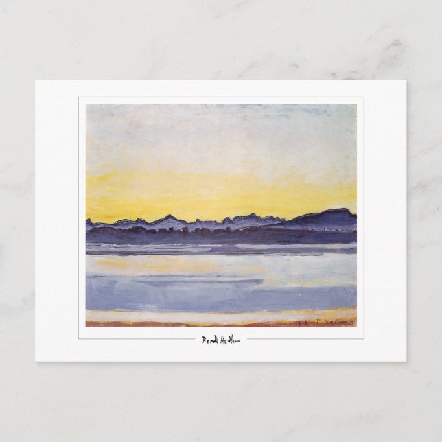 Ferdinand Hodler #102 - Carte postale d'art fin (Devant)