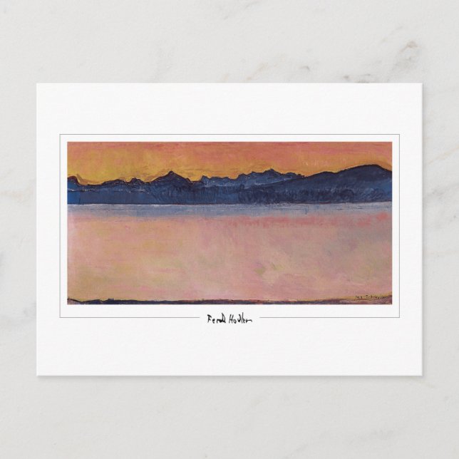 Ferdinand Hodler #104 - Carte postale d'art fin (Devant)