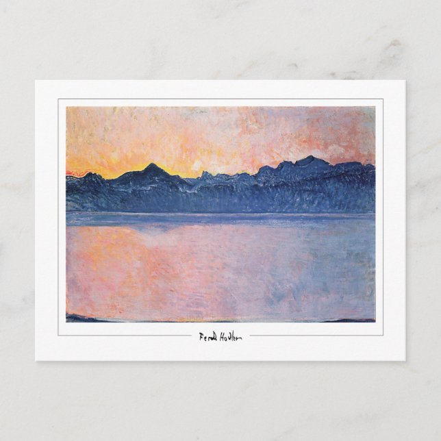 Ferdinand Hodler #50 - Carte postale d'art fin (Devant)