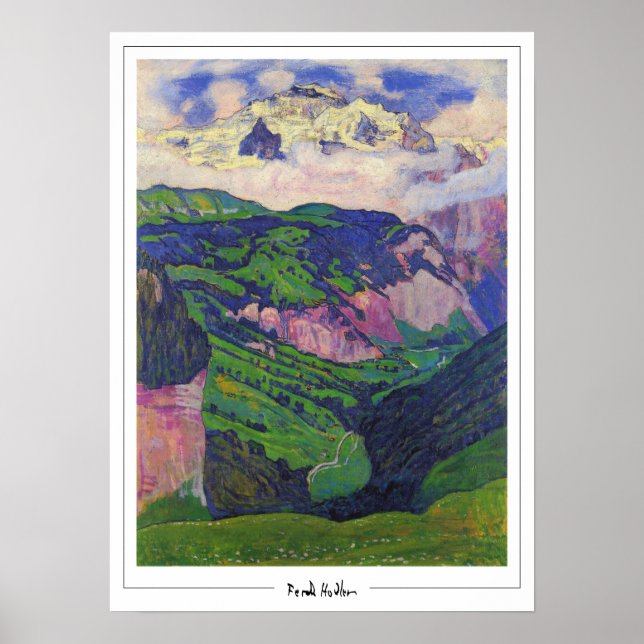 Ferdinand Hodler Zedign Affiche d'art #89 (Devant)