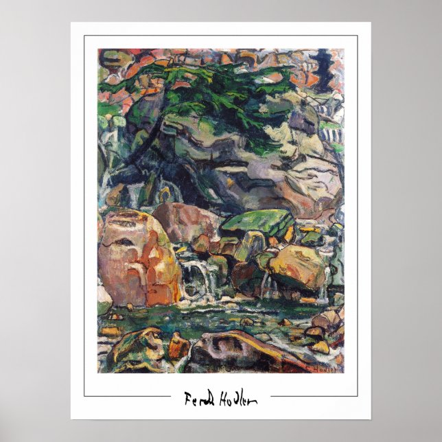 Ferdinand Hodler Zedign Art Poster #1 (Devant)