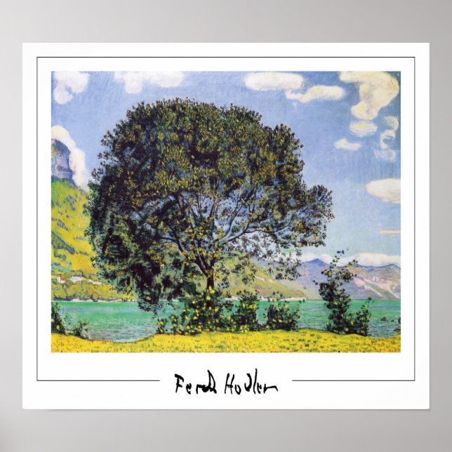 Ferdinand Hodler Zedign Art Poster #3 (Devant)