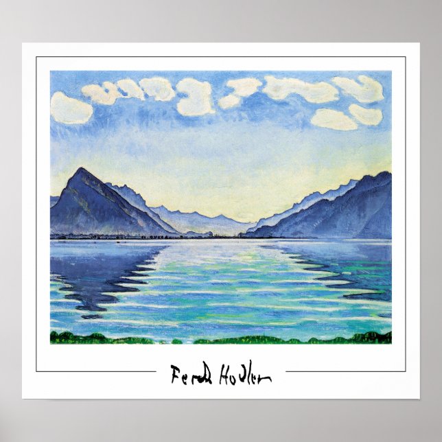 Ferdinand Hodler Zedign Art Poster #62 (Devant)