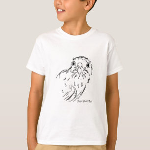 Fergus le T-shirt Goshawk Portrait Kids