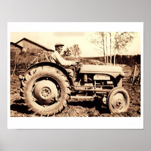 Ferguson tracteur 1950 Poster