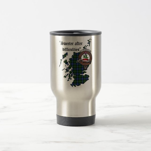Fergusson Clan Badge Travel Mug (Centre)