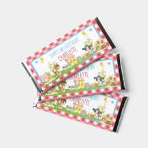 Ferme Barnyard Animal fête d'anniversaire Personna