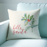Ferme Coussins de vacances Aquarelle Holly<br><div class="desc">Préparez-vous pour Noël 2025 avec ce mignon oreiller jetable pour chaise, avec un coussin de Noël aux baies rouges et saintes peintes à la main sur un arrière - plan en ivoire mou. Idéal pour Noël dans un décor de juillet ou des ambiances d'hiver douillettes, cet oreiller de Noël ajoute...</div>