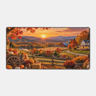 Ferme de campagne d'automne