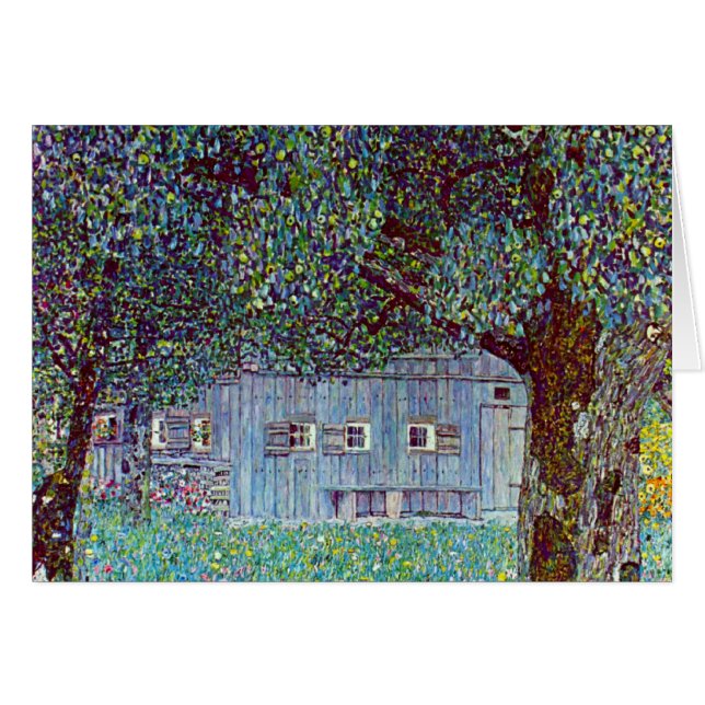 Ferme en Haute-Autriche par Gustav Klimt (Devant horizontal)