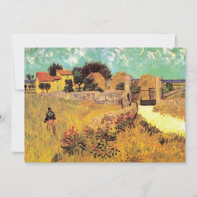 Ferme en Provence par Vincent van Gogh (Devant)