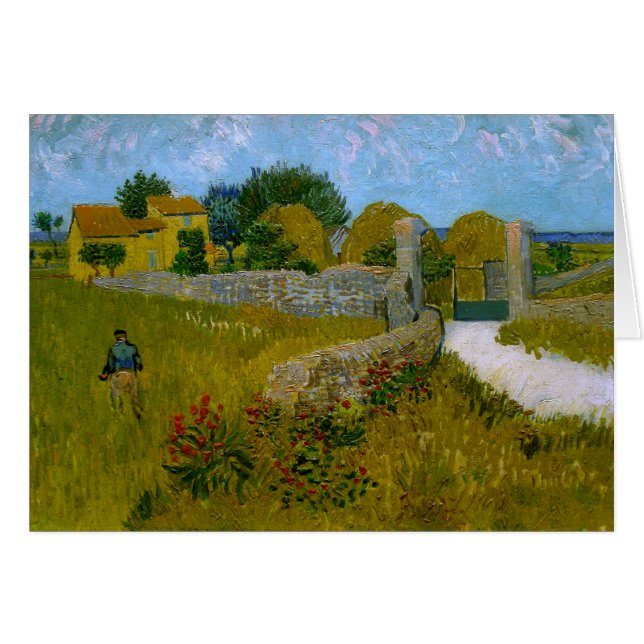 Ferme en Provence, Vincent van Gogh (Devant Horizontal)