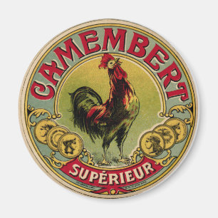 Ferme française vintage de coq et aimant de