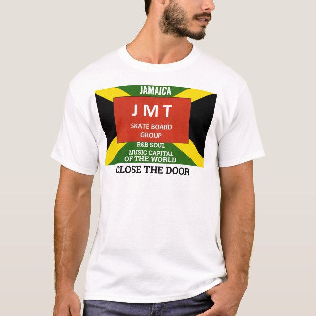 FERME LA PORTE T-shirt basique pour hommes (Devant)