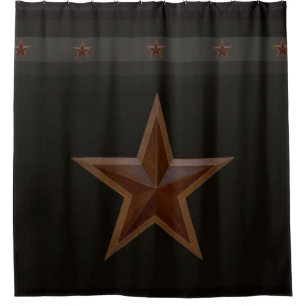 Ferme primitive Grange Star Douche rideau
