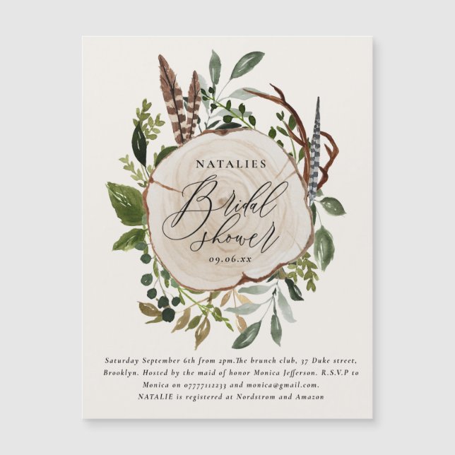 Ferme rustique ferme botanique douche de nuptiale (Devant)