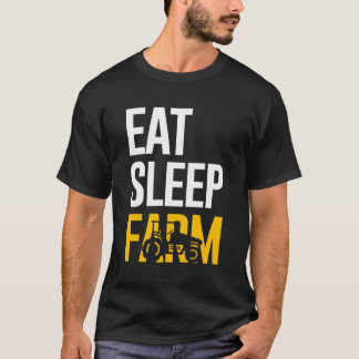 Ferme T-Shirt Mangez Sleep Farm Long Manche