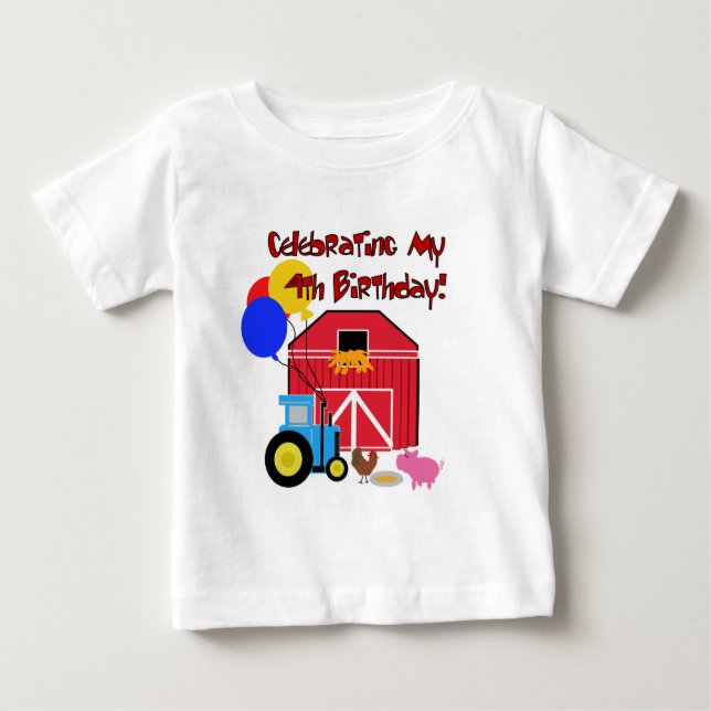 Ferme T-shirts et cadeaux d'anniversaire 4 (Devant)