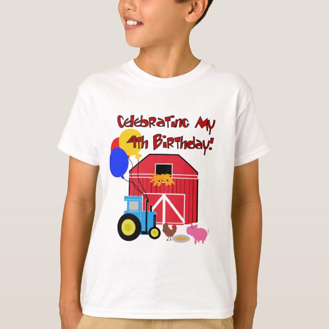 Ferme T-shirts et cadeaux d'anniversaire 4 (Devant)