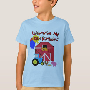 Ferme T-shirts et cadeaux pour le 3e anniversaire