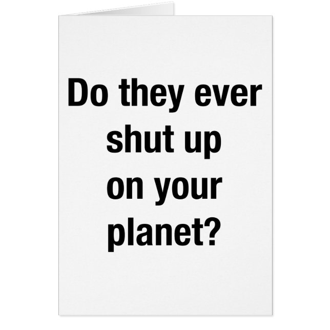 FERME-TOI ! (Devant)