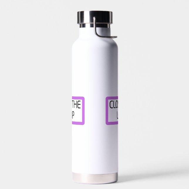 Fermer la boucle | Bouteille d'eau isolée (Gauche)