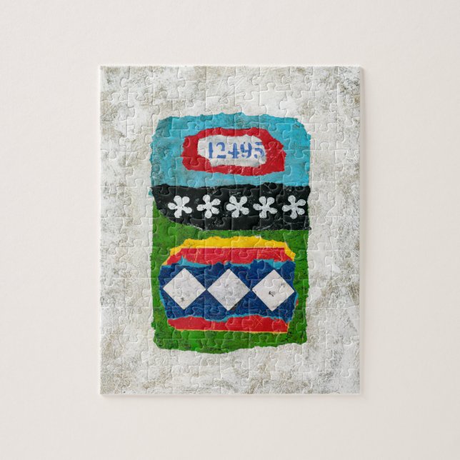 Fermer Suffisamment Puzzle - Art Abstrait (Vertical)
