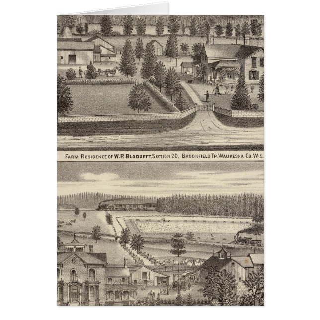 Fermes et résidences de WR Blodgett & GC Daubner (Devant)