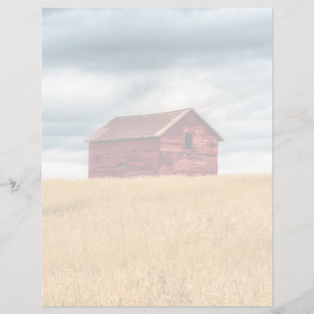 Fermes | Vielle grange rouge (Devant)