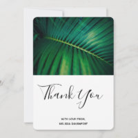 Fermeture de la jambe verte Palm Frond Merci photo