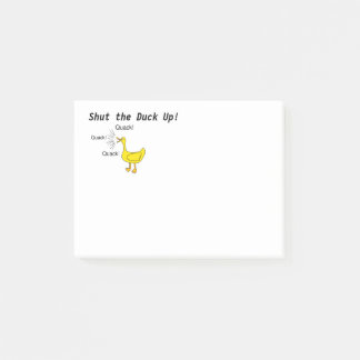 Fermez le canard ! Notes de post-it