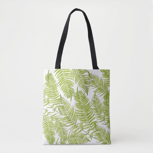 Ferne à plumes sur un Sac fourre-tout (Devant)