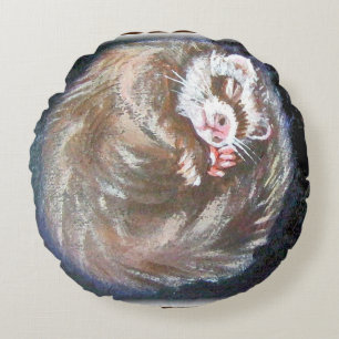 Ferret de couchage Coussin rond