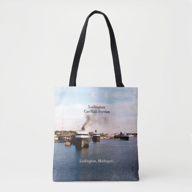 Ferries Ludington Car/Rail sur tout le sac fourre- (Devant)