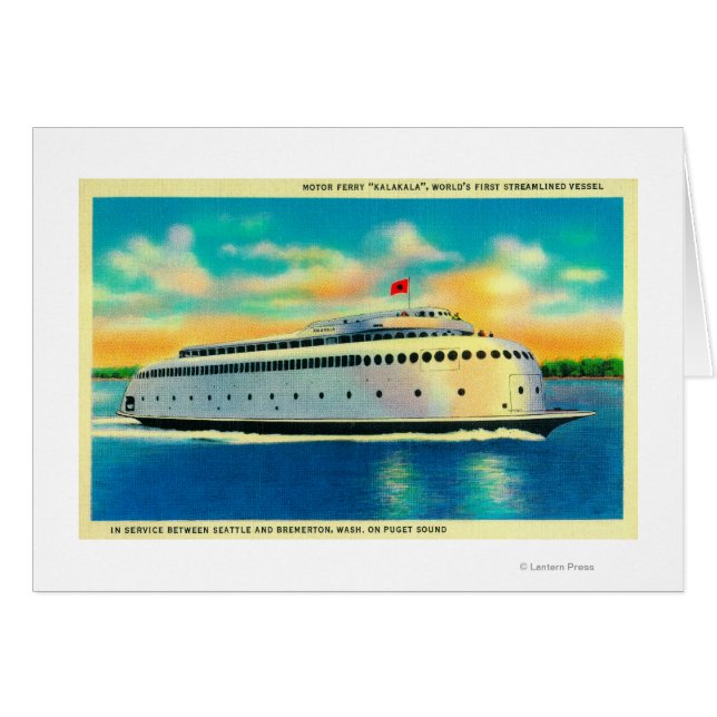 Ferry Kalakala, premier traversier du monde ration (Devant horizontal)