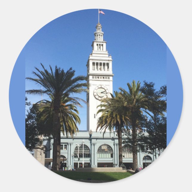 Ferry San Francisco bâtiment #3 Stickers (Devant)