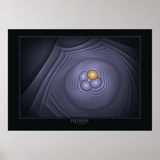 Fertilité Impression sur noir (Devant)