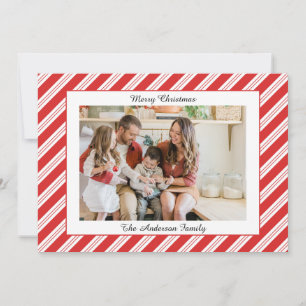 Festif Décontracté Joyeux Carte photo de Noël