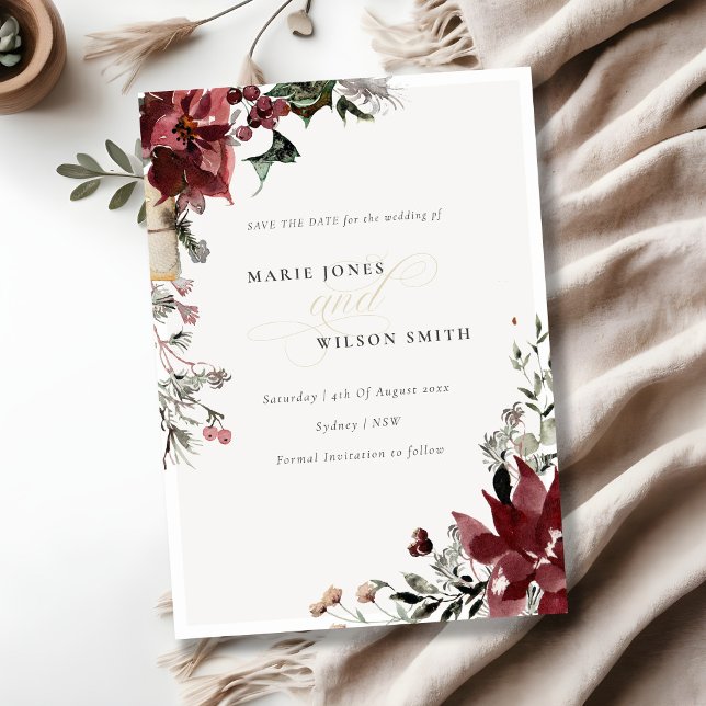 Festif d'hiver chaud Folive Enregistrer la carte d (Créateur téléchargé)