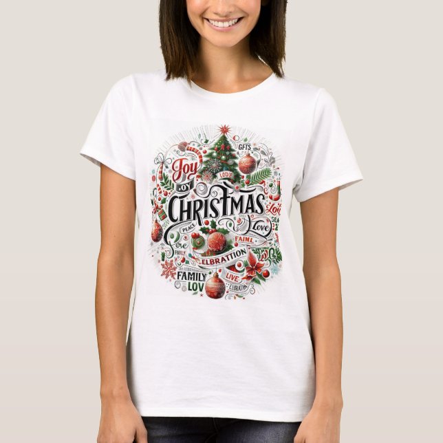 Festif et fabuleux / T-shirt tendance Noël (Devant)