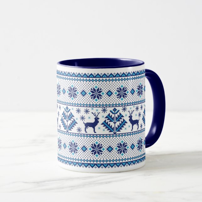 Festif Knit Look Mug (Devant droit)
