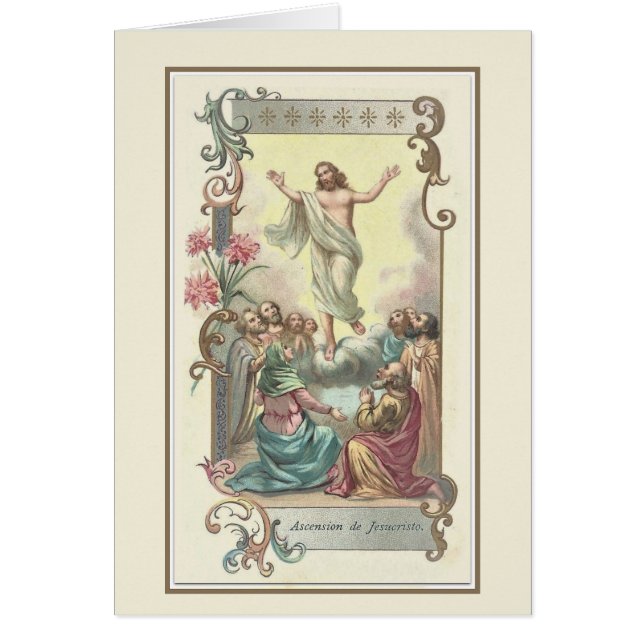 Festin catholique religieux de l'ascension de (Devant)