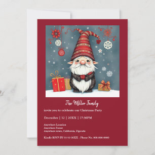 Festin de Noël cosy gnome en déguisement