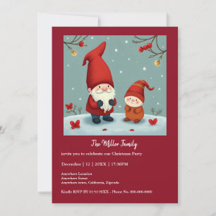 Festin de Noël cosy gnome en déguisement