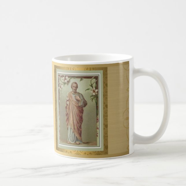 FESTIN d'or de prière de la tasse W de St Joseph (Droite)