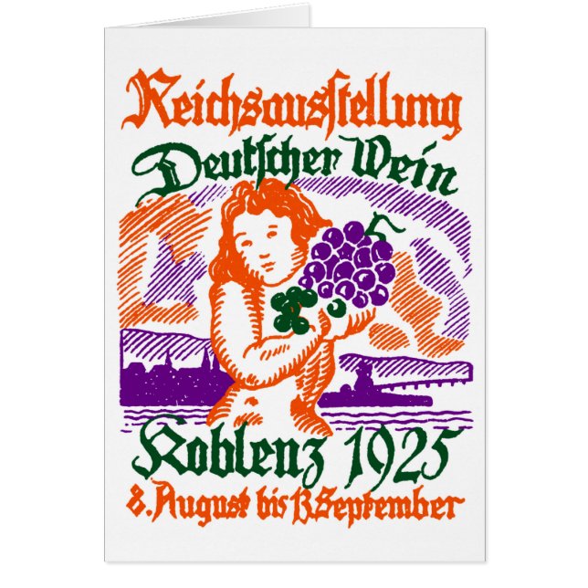 Festival allemand du vin 1925 (Devant)
