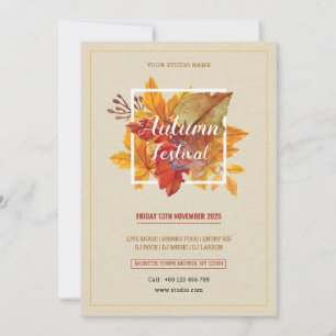 Festival d'automne Modèle   Invitation d'événement
