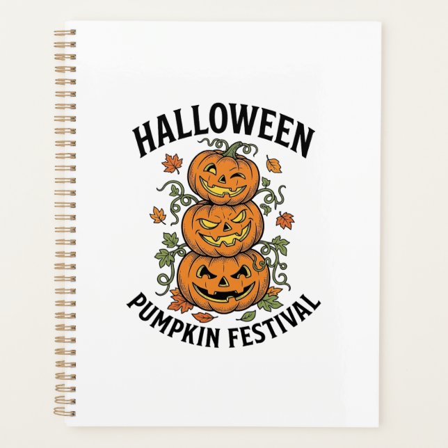 Festival de citrouilles d'Halloween Jack O Lantern (Devant)