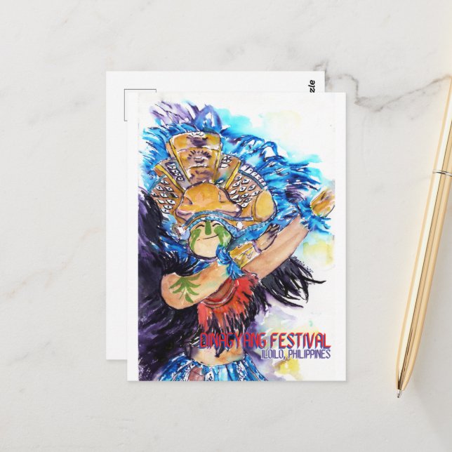 Festival de Dinagyang- Cartes postales DNM (Devant/Arrière en situation)